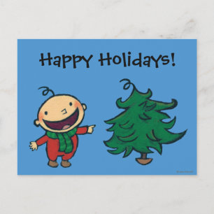 Leslie Patricelli's Baby Chooses a Christmas Tree Holiday Postcard