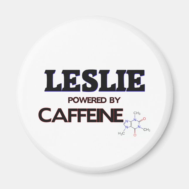 Leslie powered by caffeine magnet (Front)