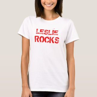 LESLIE, ROCKS Tee Shirts