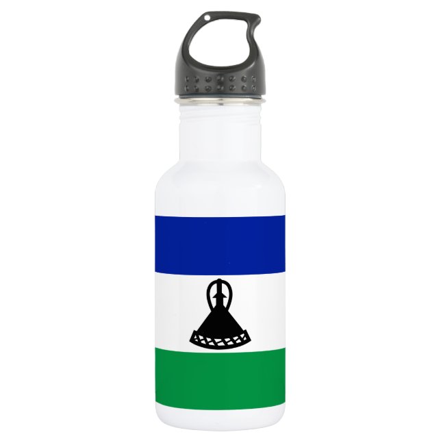 Lesotho Flag 532 Ml Water Bottle (Front)