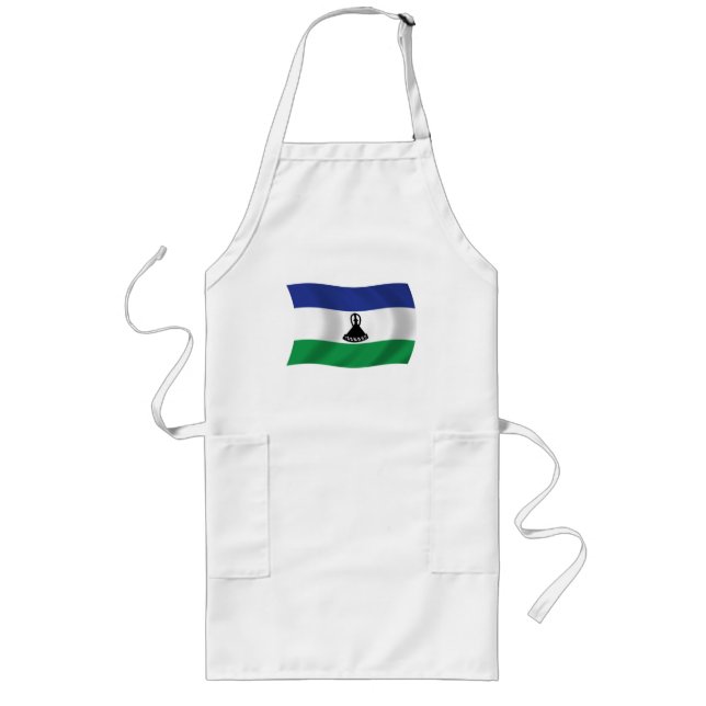 Lesotho Flag Apron (Front)
