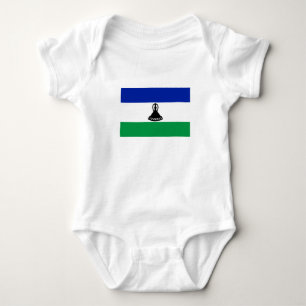 Lesotho Flag Baby Bodysuit