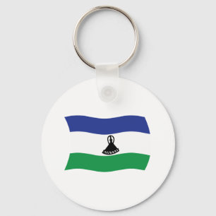 Lesotho Flag Keychain