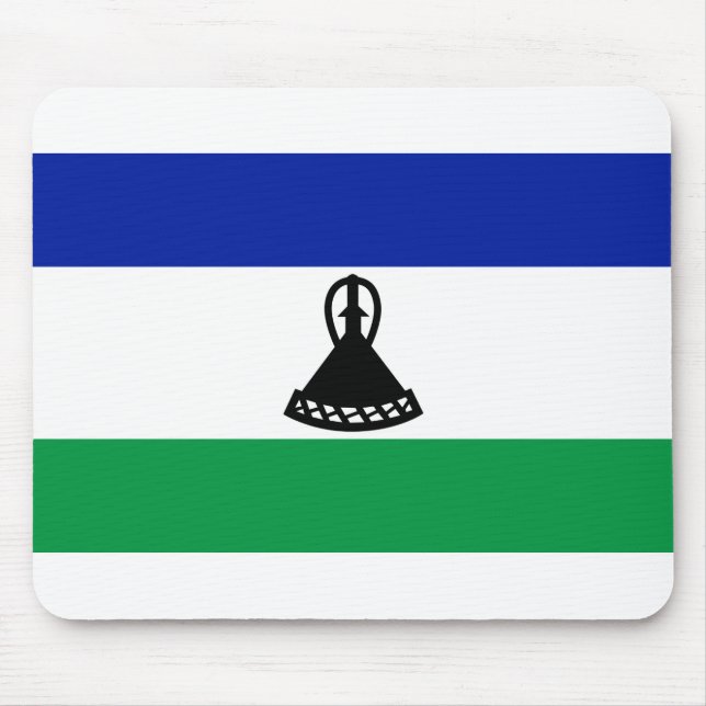Lesotho Flag Mouse Pad (Front)