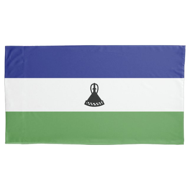 Lesotho flag pillowcase (Front)
