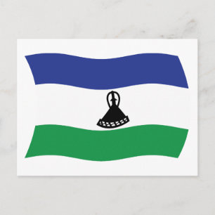 Lesotho Flag Postcard