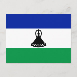 Lesotho Flag Postcard