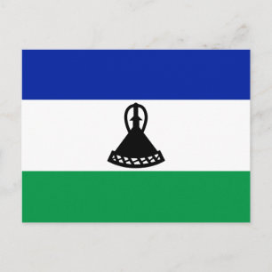 Lesotho Flag Postcard