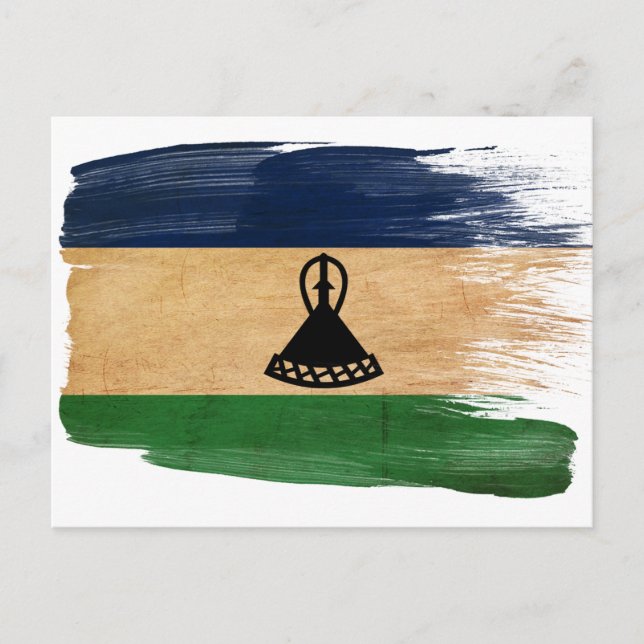 Lesotho Flag Postcards (Front)