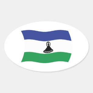 Lesotho Flag Sticker