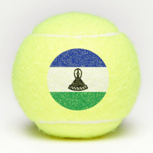 Lesotho Flag Tennis Balls