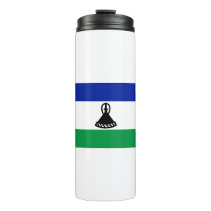 Lesotho Flag Thermal Tumbler