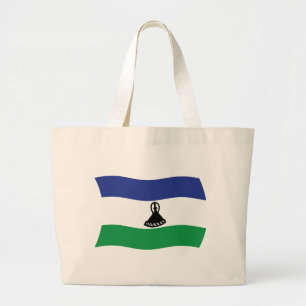 Lesotho Flag Tote Bag