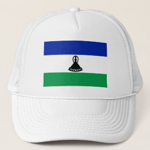 Lesotho Flag Trucker Hat