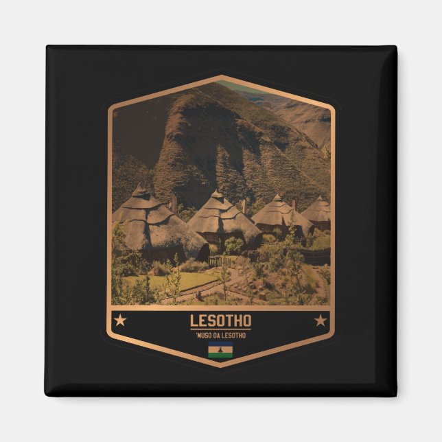 Lesotho Magnet (Front)