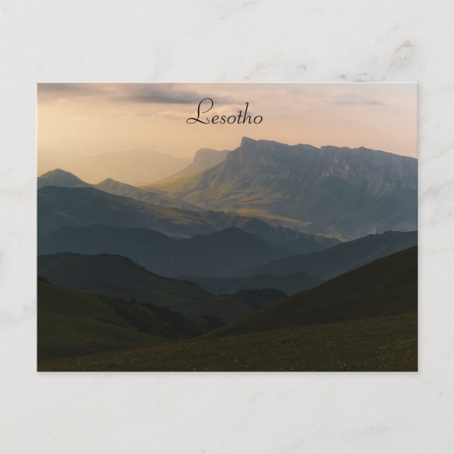 Lesotho Postcard (Front)