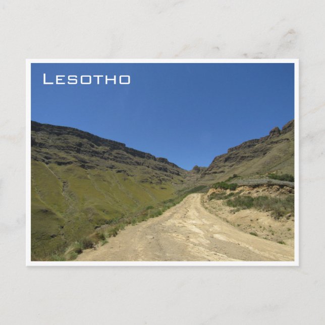 lesotho sani pass postcard (Front)