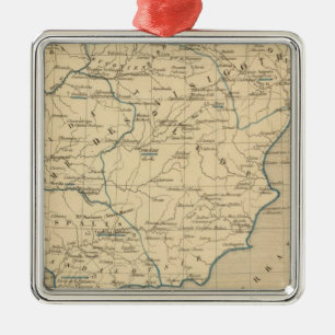 L'Espagne 585 a 756 Metal Ornament