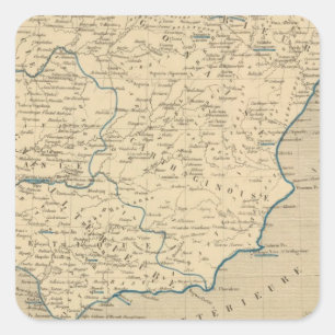 L'Espagne sous les Romains 409 ans apres JC Square Sticker