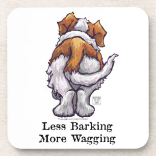 Less Barking, More Wagging Coaster