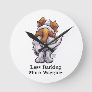Less Barking, More Wagging Round Clock