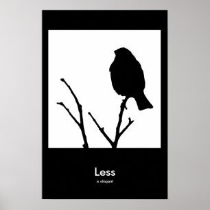 Less is Elegant Poster