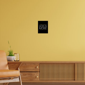 Less Is More Poster