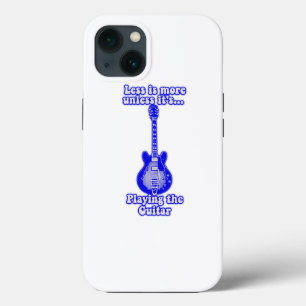 Less is more unless it's playing the guitar iPhone 13 case