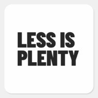 Less Is Plenty Minimalist Streetwear Typography
