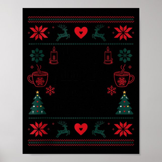 Less Jingle More Hygge Christmas Swedish Norwegian Poster (Front)