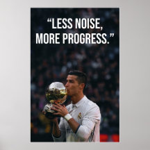 Less Noise More Progress Motivation Poster