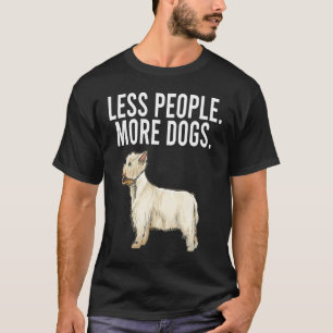 Less People More Dogs West Highland White Terrier T-Shirt