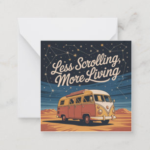Less Scrolling, More Living Card