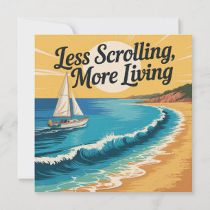 Less Scrolling, More Living Card