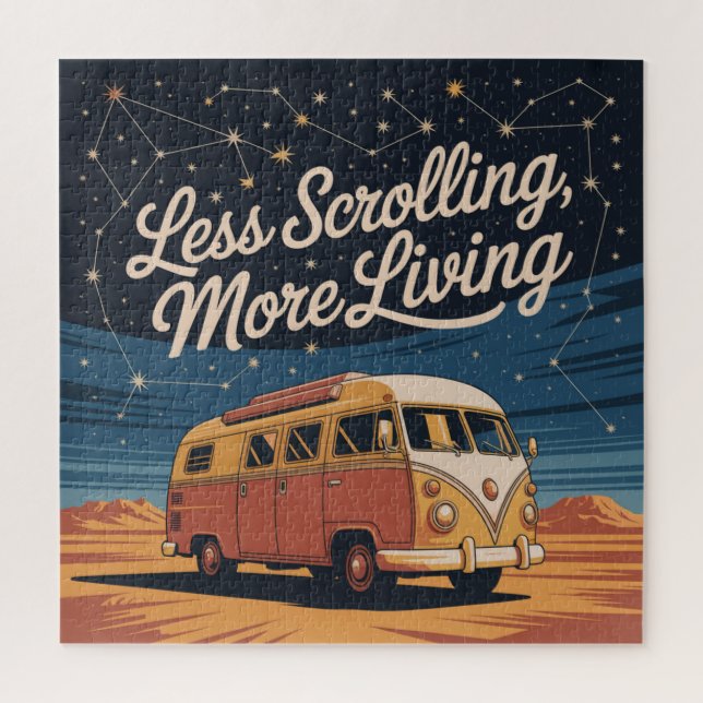 Less Scrolling, More Living Jigsaw Puzzle (Vertical)