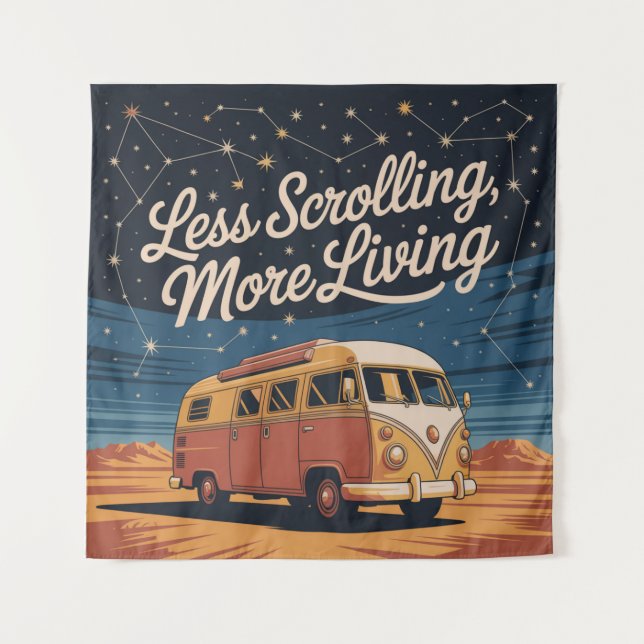 Less Scrolling, More Living Tapestry (Front)
