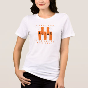 Less Stress More Success Typography T-Shirt Tri-Blend Shirt