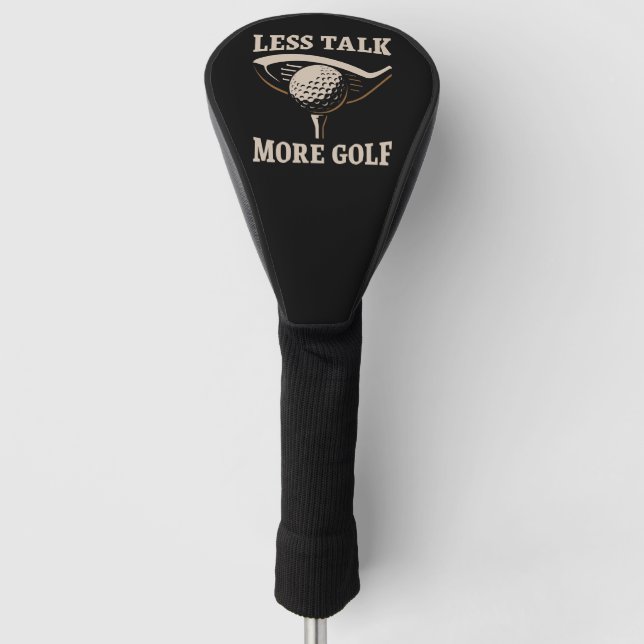 Less Talk More Golf Head Cover (Front)