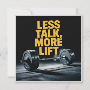 Less Talk, More Lift Card