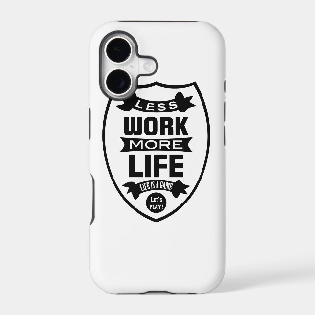 Less work more life (Back)