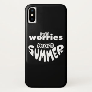 Less Worries More Summer iPhone X Case