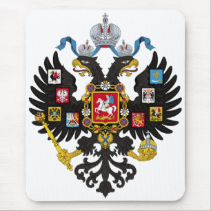 Lesser Coat of Arms of Russian Empire 1883 Mouse Pad