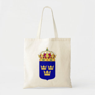 Lesser Coat of Arms Sweden Official Symbol Logo Tote Bag