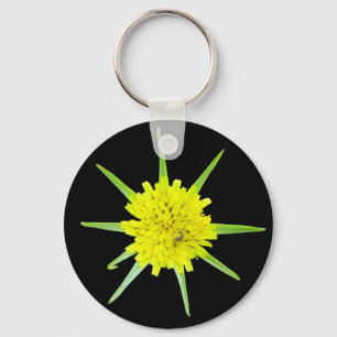 Lesser Goats-beard Wild Flower Key Ring