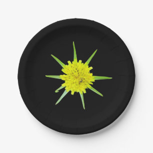 Lesser Goats-beard Wild Flower Paper Plate