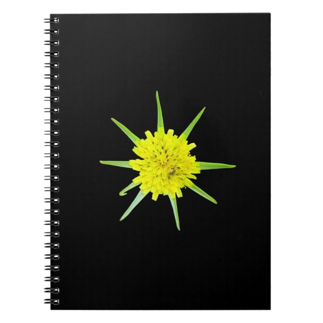 Lesser Goats-beard Wild Flower Spiral Notebook (Front)