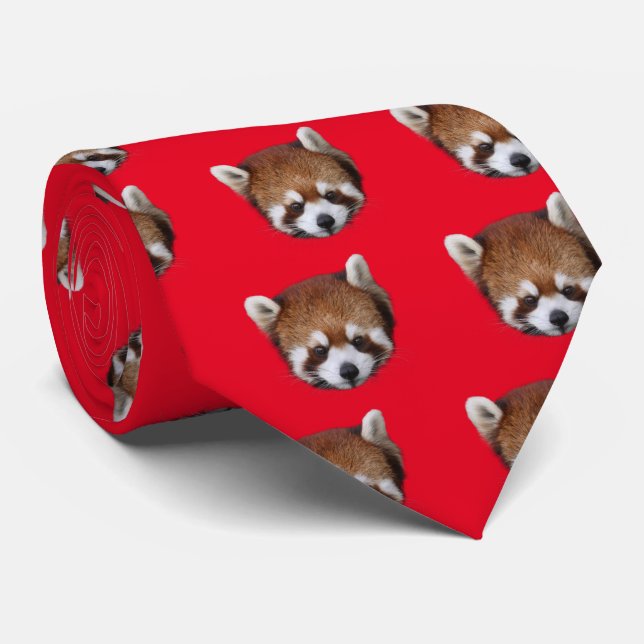 Lesser Panda Tie (Rolled)