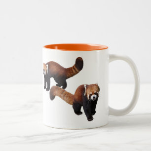 Lesser Panda Two-Tone Coffee Mug