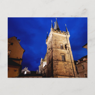 Lesser Town Bridge Tower, Prague, Czech Republic Postcard