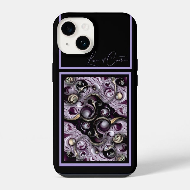 "Lesson of Creation", Apple iPhone 14 Case (Back)